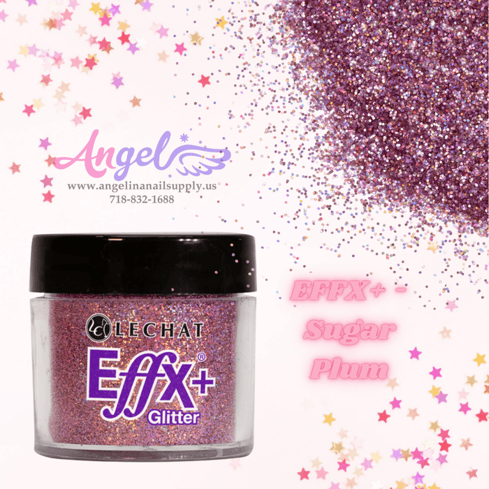 Lechat Glitter EFFX+-03 Sugar Plum - Angelina Nail Supply NYC