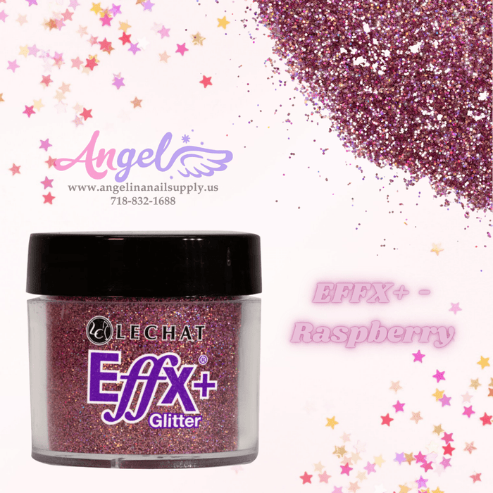 Lechat Glitter EFFX+-09 Raspberry - Angelina Nail Supply NYC