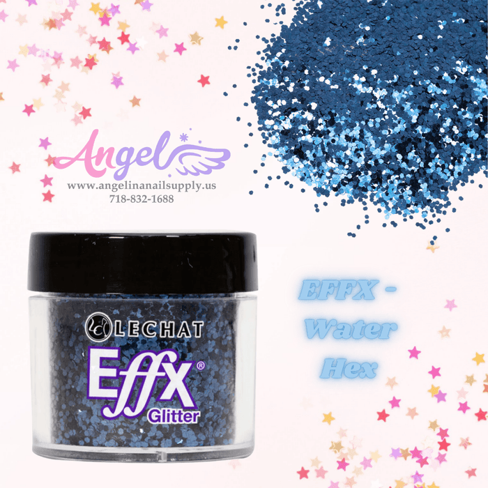 Lechat Glitter EFFX-28 Water Hex - Angelina Nail Supply NYC