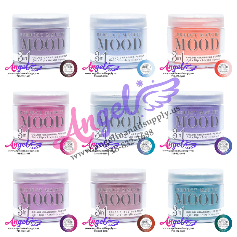 Lechat Mood Powder Full Set 72 Colors - Angelina Nail Supply NYC