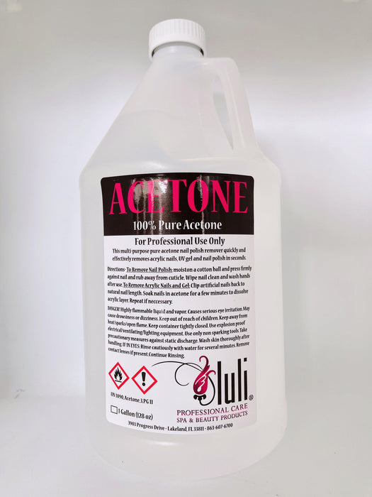 Luli 100% Pure Acetone (Gallon) - Angelina Nail Supply NYC