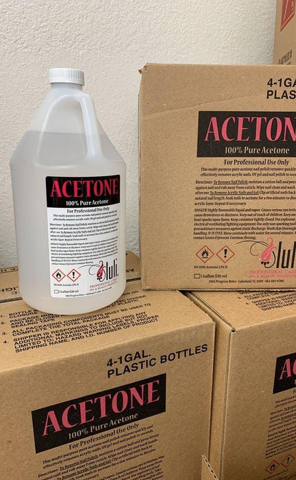 Luli 100% Pure Acetone (Gallon) - Angelina Nail Supply NYC