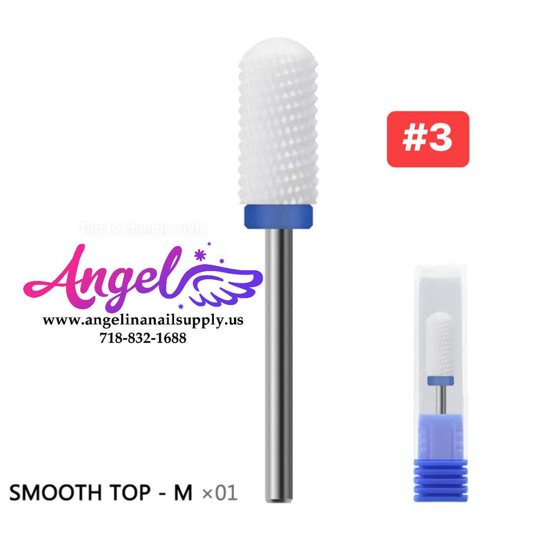 Nail Drill Bit - Ceramic Multi-Purpose Bit - 3/32 - Angelina Nail Supply NYC
