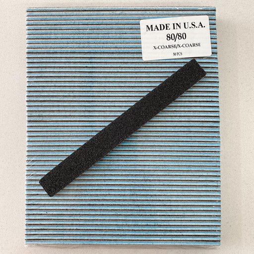 Nail File - 80/80 Blue Square-end - Angelina Nail Supply NYC