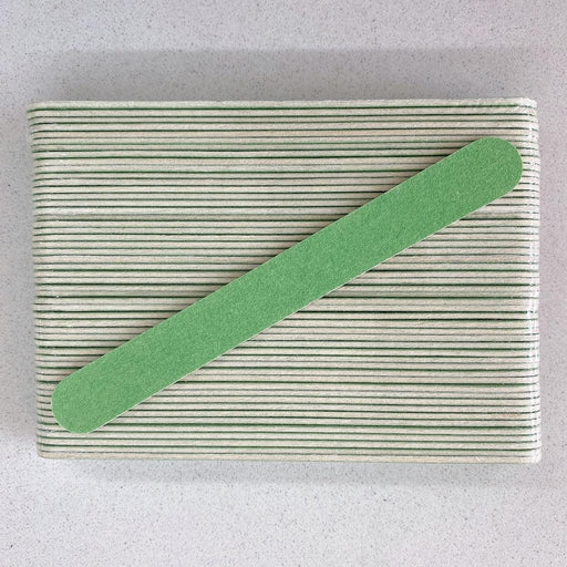 Nail File - Mini File Green 100/100 Bag/50pcs - Angelina Nail Supply NYC