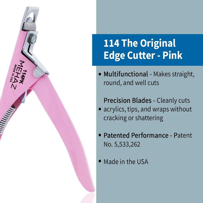 Nail Tip Cutter Mehaz (Pink) - Angelina Nail Supply NYC