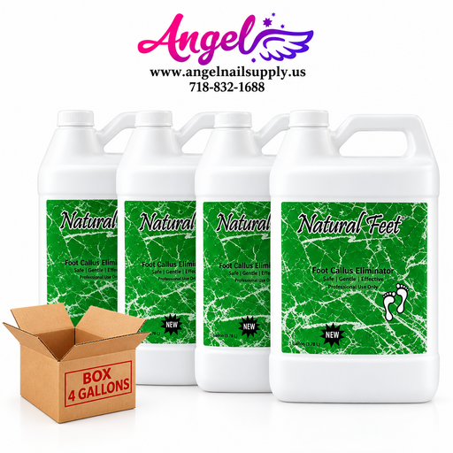 Natural Feet - Foot Callus Eliminator ( box / 4 gallons ) - Angelina Nail Supply NYC