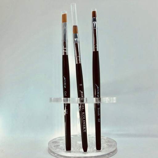 Niko Gel Brush (brown hair) | Gel Brush - Angelina Nail Supply NYC