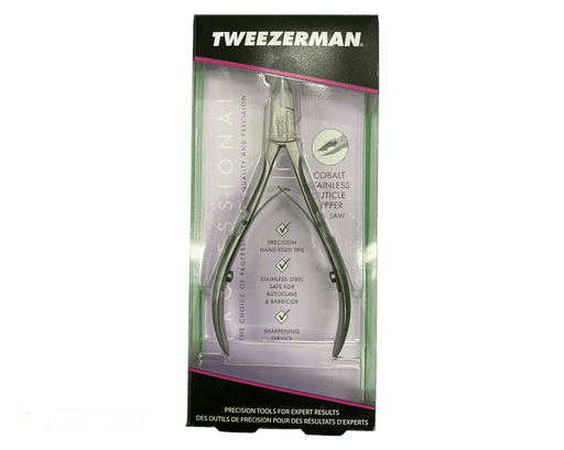 Nipper Tweezerman Professional - Cuticle (Full Jaw) - Angelina Nail Supply NYC