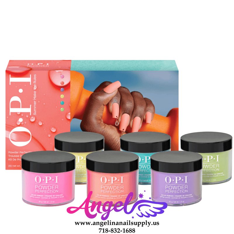 Opi Dip Powder - Summer Make The Rules Collection 6 Colors | Summer 2023 - Angelina Nail Supply NYC