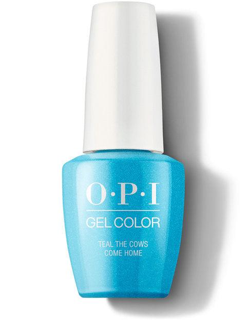 OPI Gel Color GC B54 TEAL THE COWS COME HOME - Angelina Nail Supply NYC