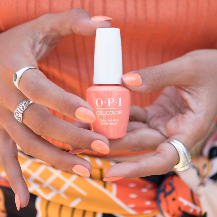 OPI Gel Color GC M88 CORAL-ING YOUR SPIRIT ANIMAL - Angelina Nail Supply NYC