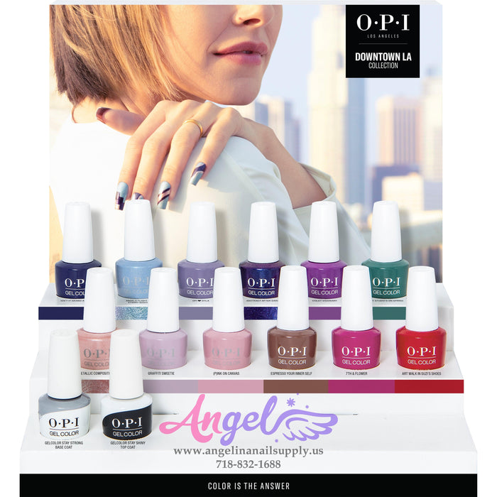 OPI Gel Colors - Downtown LA Collection 12 Colors | Fall 2021 - Angelina Nail Supply NYC