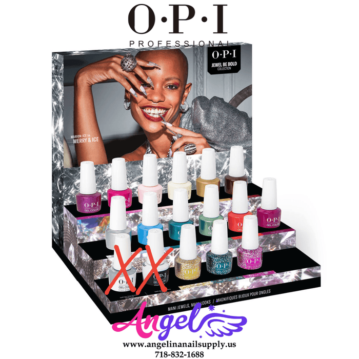 OPI Gel Colors - Jewel Be Bold Collection 15 Colors Only | Holiday 2022 - Angelina Nail Supply NYC