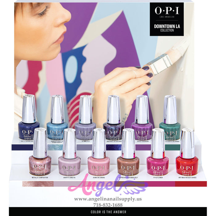OPI Infinite Shine - Downtown LA Collection 12 Colors | Fall 2021 - Angelina Nail Supply NYC