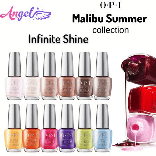 OPI Infinite Shine - Malibu Collection 12 Colors | Summer 2021 - Angelina Nail Supply NYC