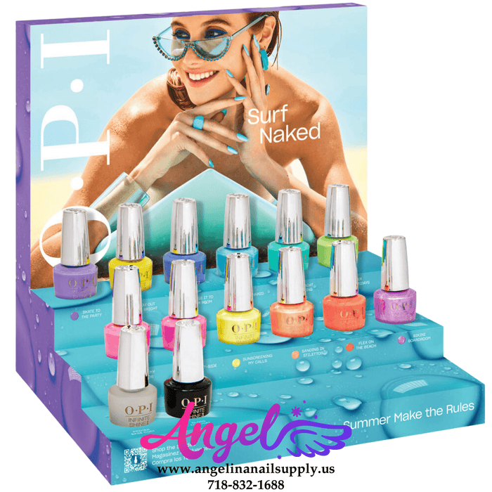 OPI Infinite Shine - Summer Make the Rules Collection 12 Colors & 1 Base Coat 1 Top Coat | Summer 2023 - Angelina Nail Supply NYC