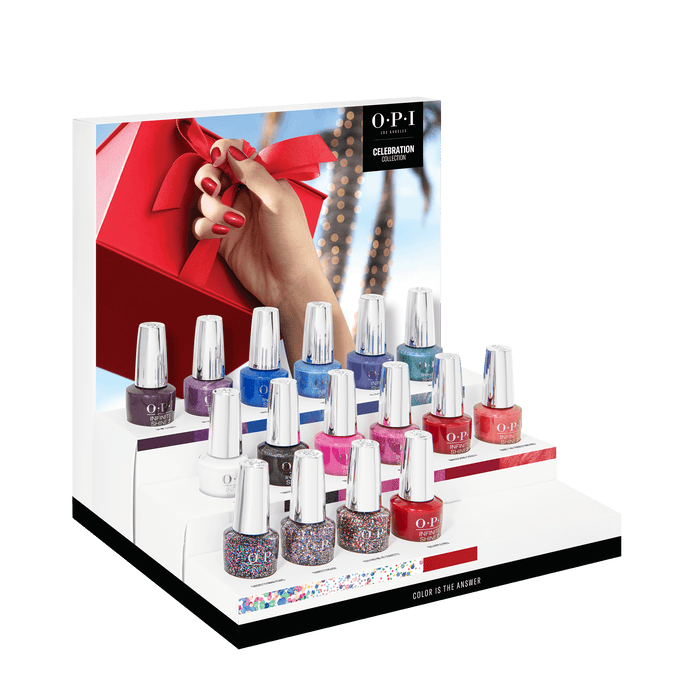 OPI Infinite Shine - The Celebration Collection 16 Colors | Holiday 2021 - Angelina Nail Supply NYC