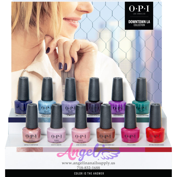 OPI Nail Lacquer - Downtown LA Collection 12 Colors | Fall 2021 - Angelina Nail Supply NYC