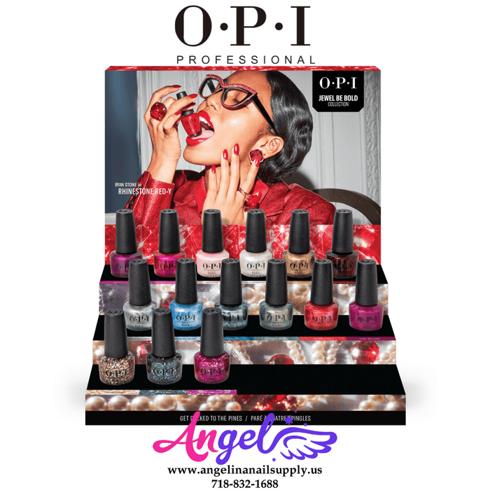 OPI Nail Lacquer - Jewel Be Bold Collection 15 Colors | Holiday 2022 - Angelina Nail Supply NYC