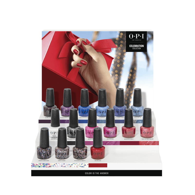 OPI Nail Lacquer - The Celebration Collection 16 Colors | Holiday 2021 - Angelina Nail Supply NYC