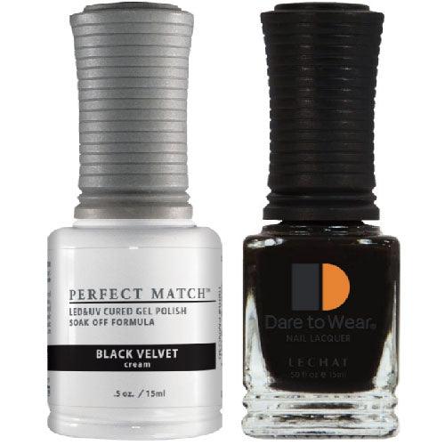 Perfect Match Gel Duo PMS 030 BLACK VELVET - Angelina Nail Supply NYC