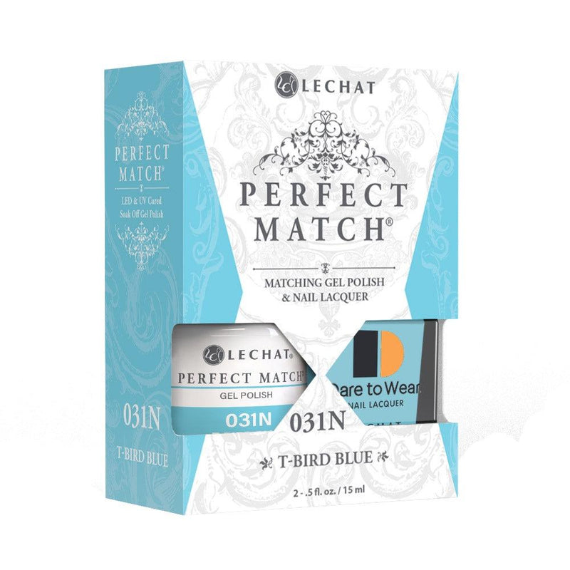 Perfect Match Gel Duo PMS 031N T-BIRD BLUE - Angelina Nail Supply NYC
