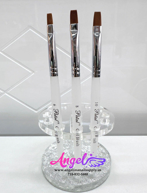 Petal Gel Brush (brown hair) | Gel Brush - Angelina Nail Supply NYC