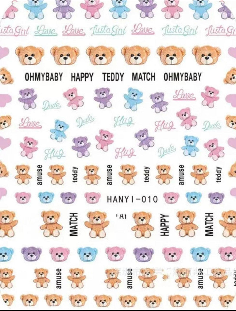 Sticker Cartoon - 2 - Angelina Nail Supply NYC