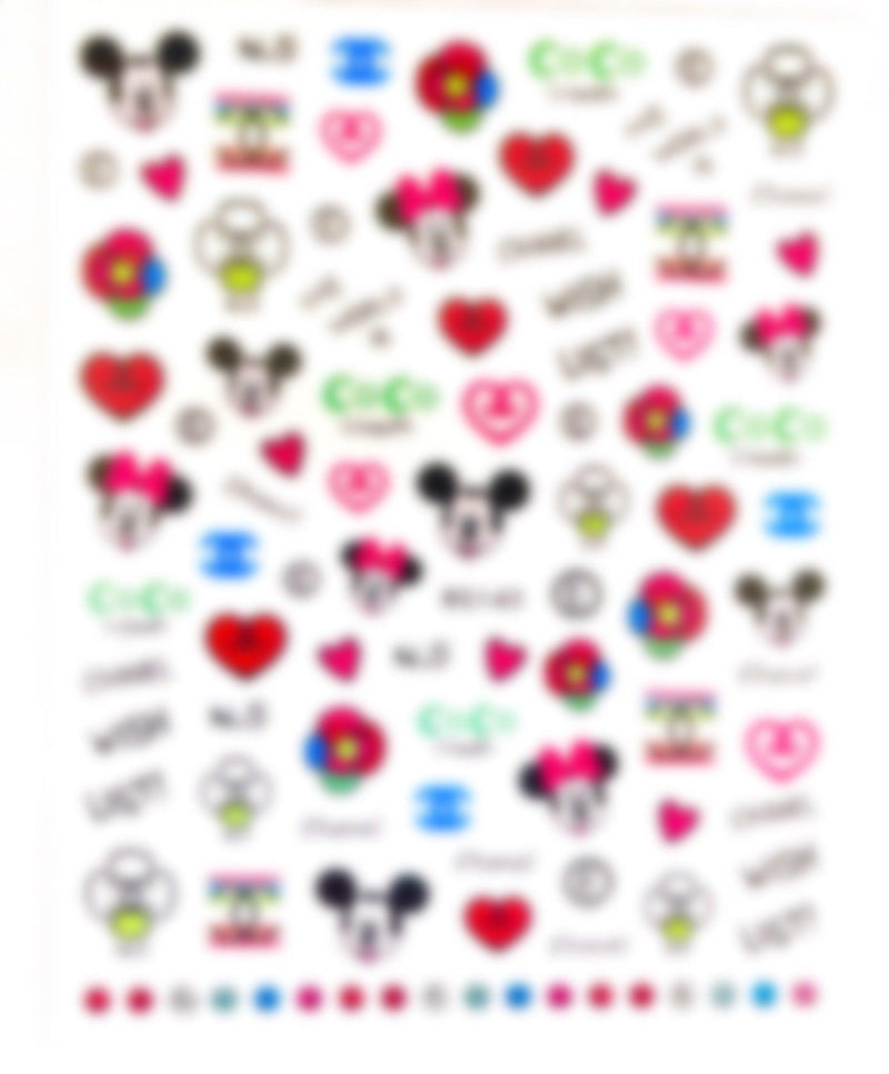 Sticker Cartoon - 2 - Angelina Nail Supply NYC