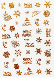 Sticker Christmas - Angelina Nail Supply NYC