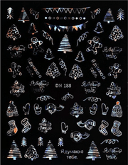 Sticker Christmas - Angelina Nail Supply NYC