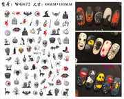 Sticker Halloween - Angelina Nail Supply NYC