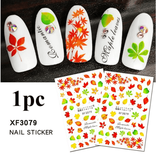 Sticker Leaf & Flower - Angelina Nail Supply NYC