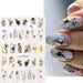 Sticker Marble - Smoke Design - Angelina Nail Supply NYC