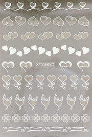 Sticker Valentine & Heart - Angelina Nail Supply NYC