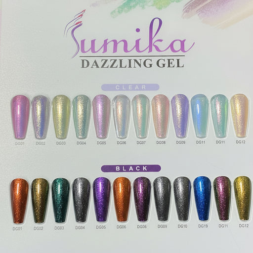 Sumika Dazzling Gel | Hologram gel - Angelina Nail Supply NYC