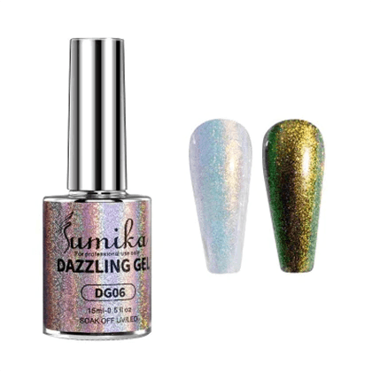 Sumika Dazzling Gel | Hologram gel - Angelina Nail Supply NYC