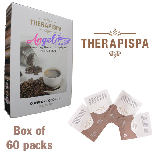 Therapispa Deluxe Spa | Box/60packs | Coffee - Angelina Nail Supply NYC