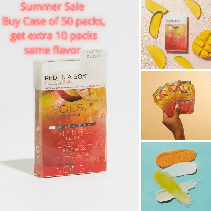 VOESH Mango Delight (Case of 50 packs + get extra 10 packs FREE same flavor) - Angelina Nail Supply NYC